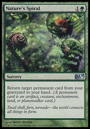 MTG: Core Set 2011 187: Natures Spiral 
