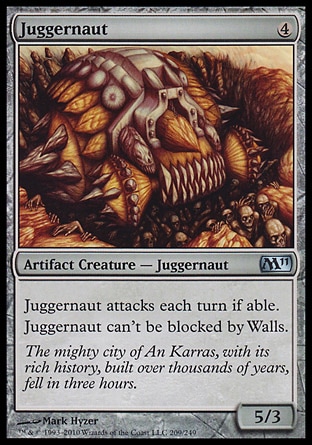 MTG: Core Set 2011 209: Juggernaut 