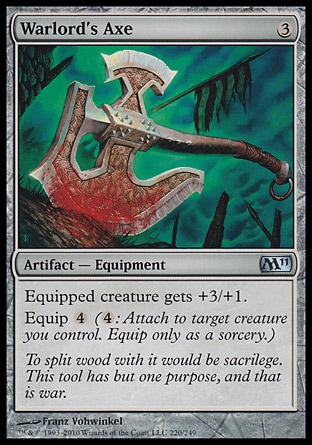 MTG: Core Set 2011 220: Warlords Axe 