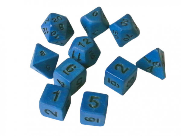 Crit Hit Ceramics (10 Dice): Duskblade Extended Set 
