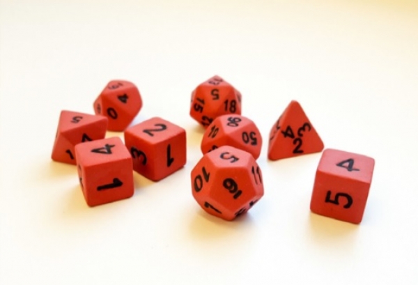 Crit Hit Ceramics (10 Dice): Fireball Extended Set 