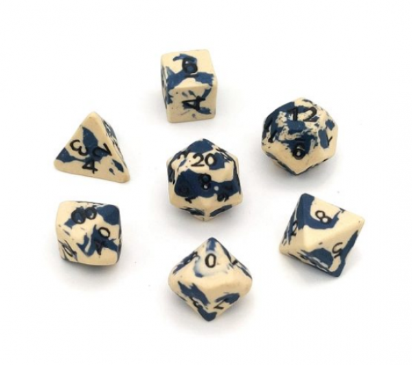 Crit Hit Ceramics (7 Dice): Stone Wash Giant Standard Set 
