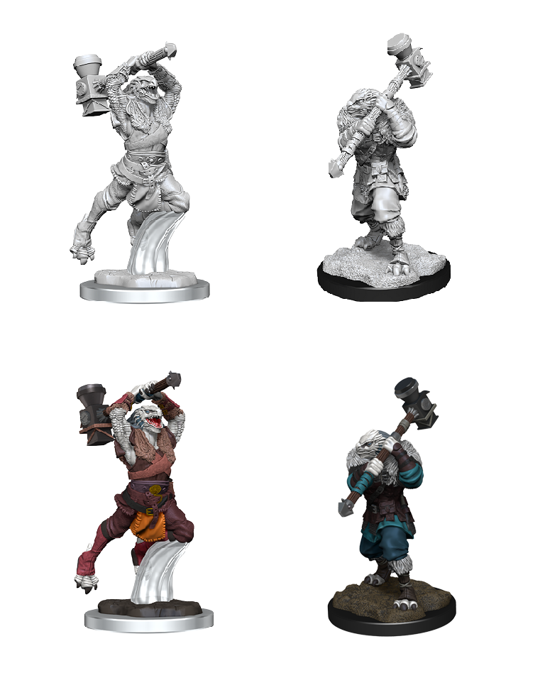 Critical Role Unpainted Minis: Ravenite Barbarian 
