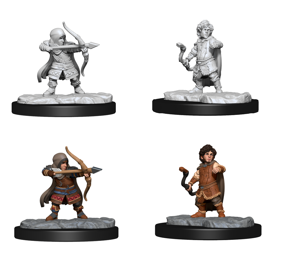 Critical Role Unpainted Minis: LOTUSDEN HALFLING RANGER MALE 