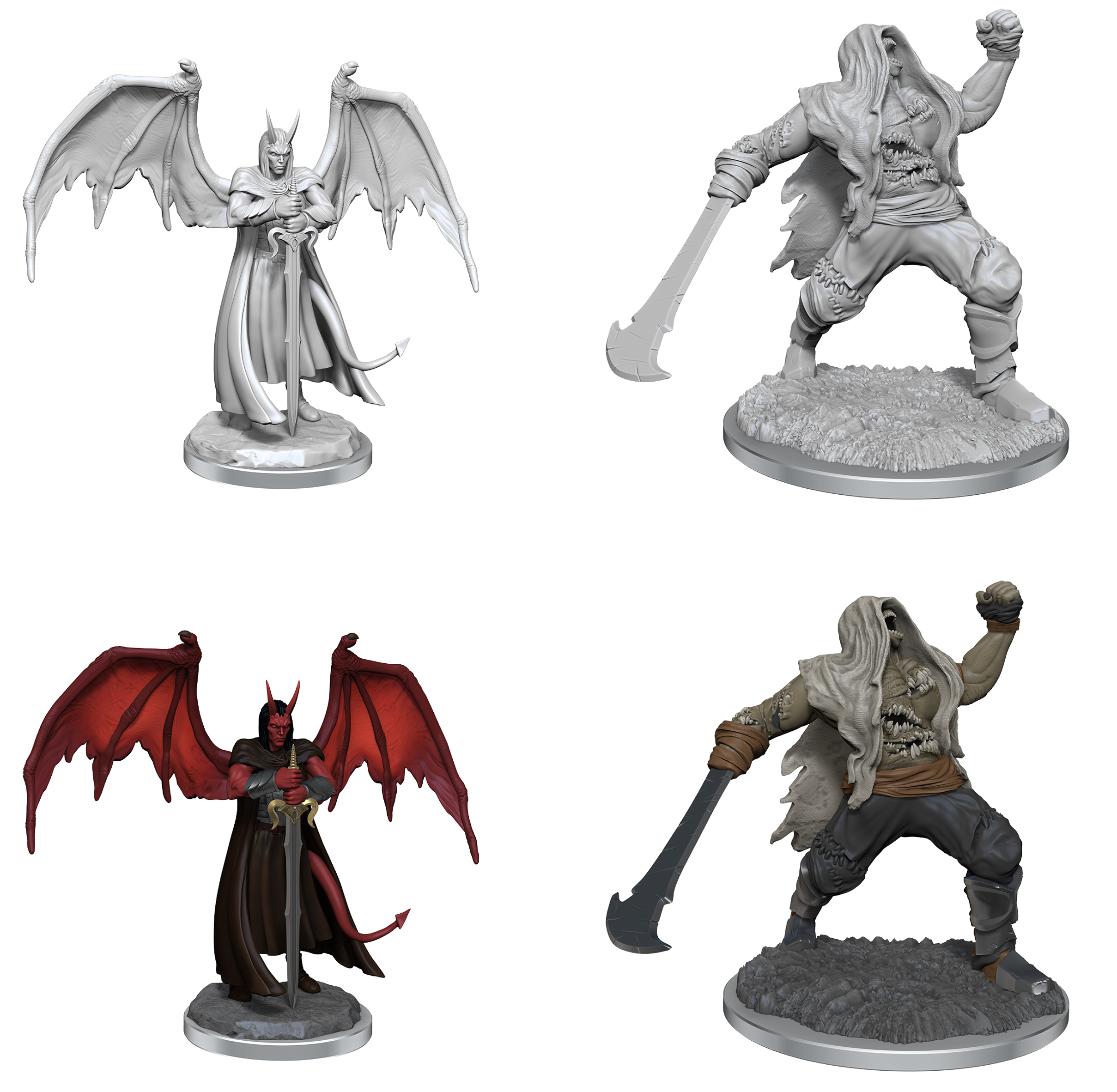 Critical Role Unpainted Minis: The Laughing Hand & Fiendish Wanderer 