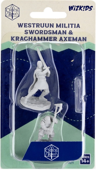 Critical Role Unpainted Minis: WESTRUUN & KRAGHAMMER 