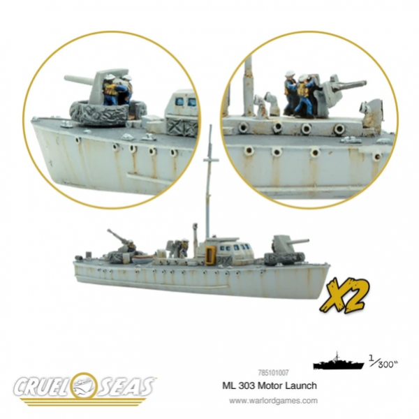 Cruel Seas: British Royal Navy: ML 303 Motor Launch 