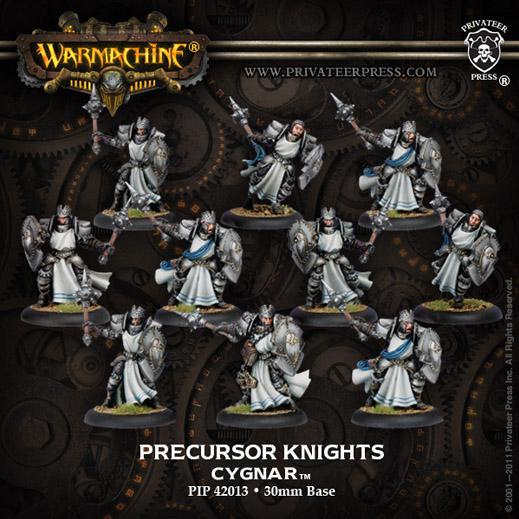 Warmachine: Cygnar (42013): Precursor Knights Unit  (Cygnar Allies) [SALE] 