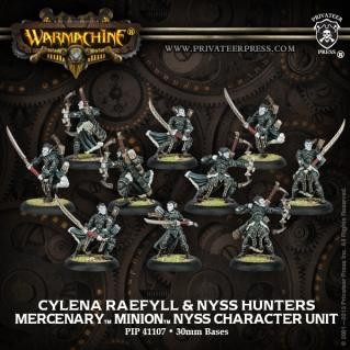 Warmachine: Mercenaries  (41109): Cylena Raefyll & Nyss Hunters 