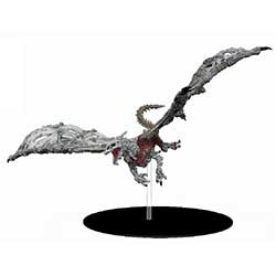 D&D Icons of the Realms: Rage of Demons: #050: White Dracolich (Icons Boxed Miniature) 
