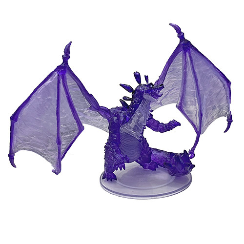 D&D Icons of the Realms 22:Fizbans Treasury of Dragons : #42 Young Amethyst Dragon (R) 