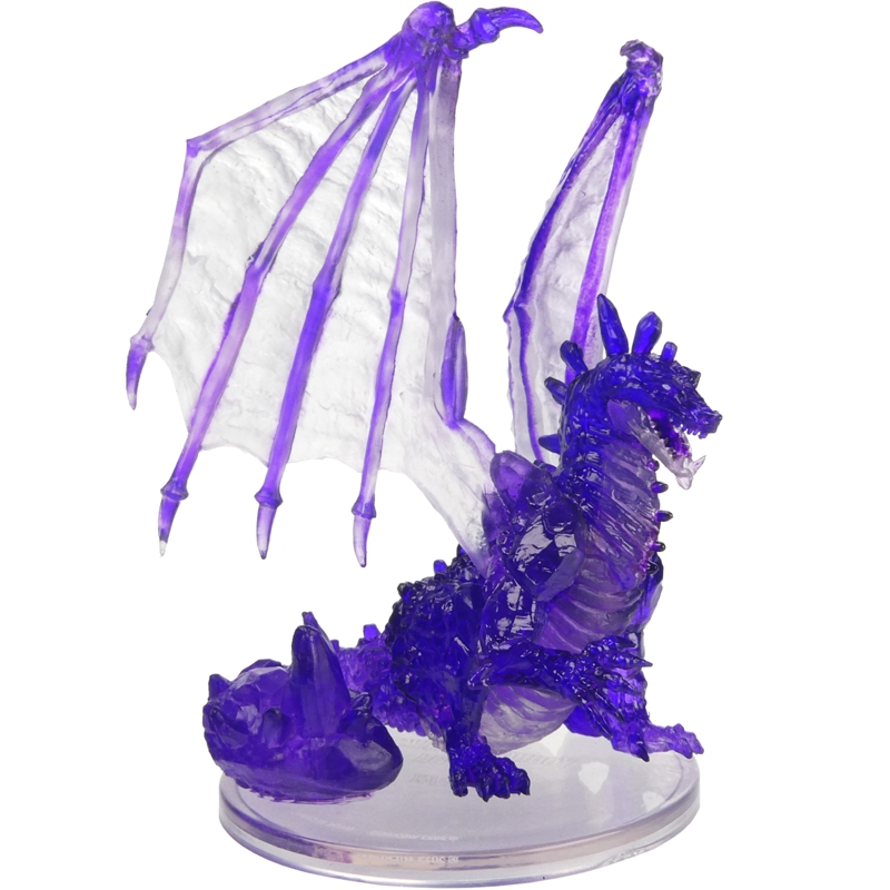 D&D Icons of the Realms 29: Phandelver and Below: The Shattered Obelisk: #45 Young Amethyst Dragon (R) 