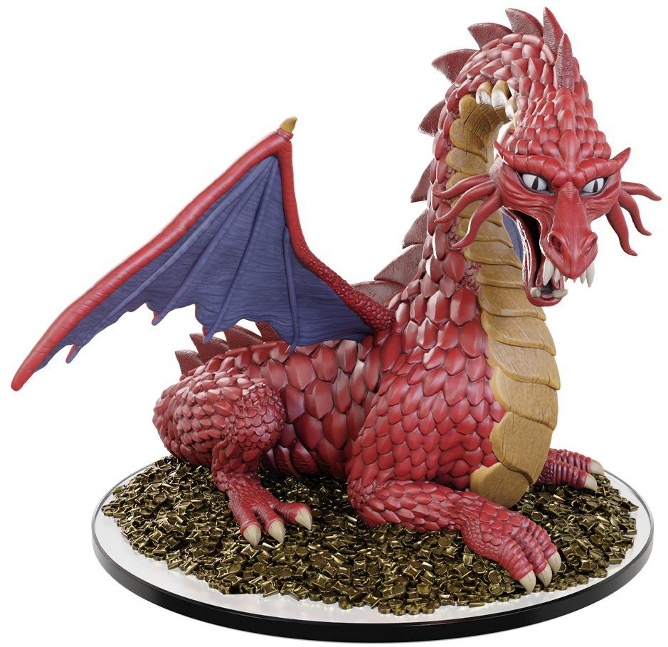 D&D Icons of the Realms 31: 50TH ANNIVERSARY RED DRAGON 