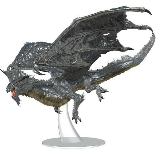 D&D Icons of the Realms: Adult Silver Dragon [DAMAGED BOX] 