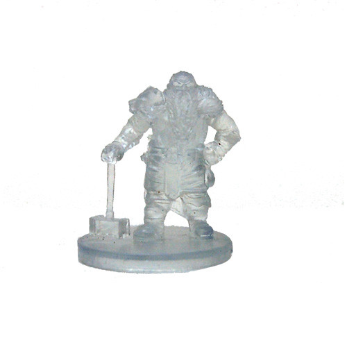 D&D Icons of the Realms Elemental Evil: #007 Shield Dwarf Fighter (Invisible) 