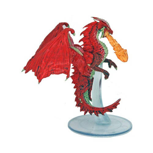 D&D Icons of the Realms: Fangs And Talons- #044 Young Red Dragon (R) 
