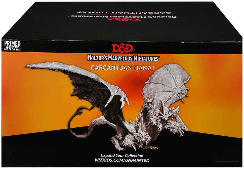 D&D Icons of the Realms: GARGANTUAN TIAMAT (Unpainted Version) 