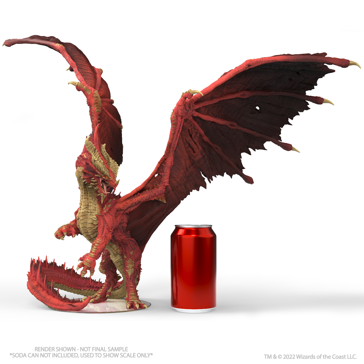 D&D Icons of the Realms: Gargantuan Balagos, Ancient Red Dragon 