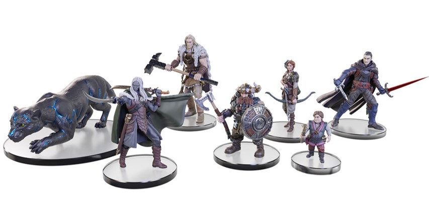D&D Icons of the Realms: Legend of Drizzt 35th Tabletop Companions Set 