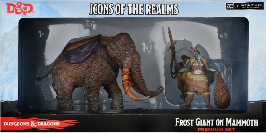 D&D Icons of the Realms SNOWBOUND: FROST GIANT/MAMMOTH SET 