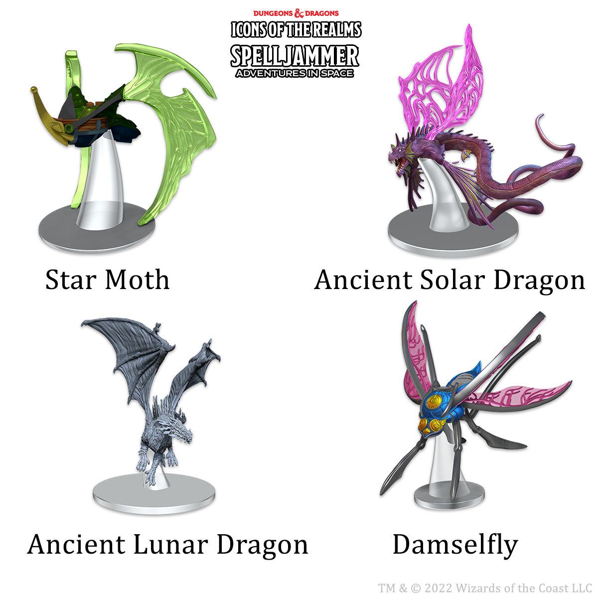 D&D Icons of the Realms: Spelljammer Adventures in Space: Ship Scale Astral Elf Patrol 
