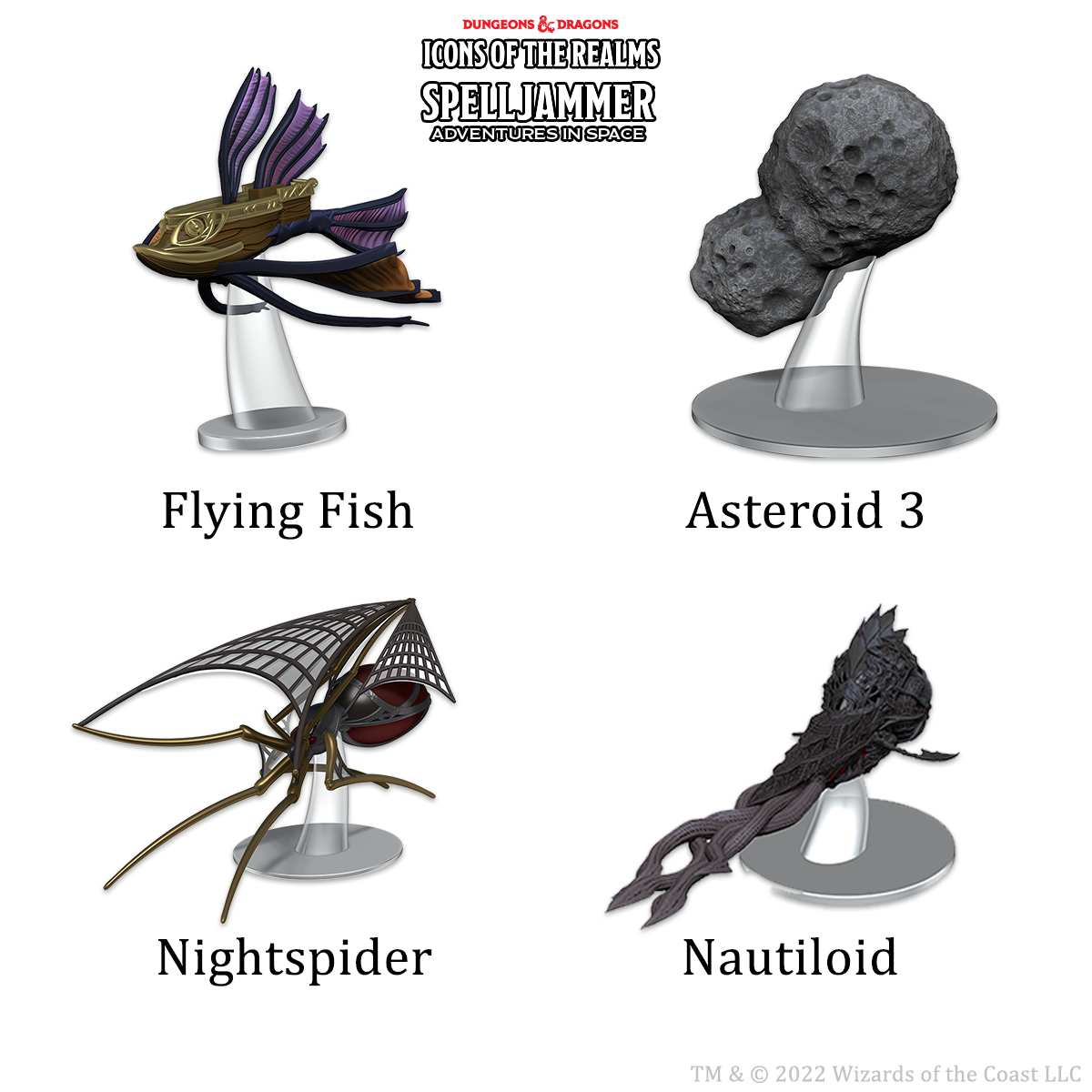 D&D Icons of the Realms: Spelljammer Adventures in Space: Ship Scale Wildspace Ambush 