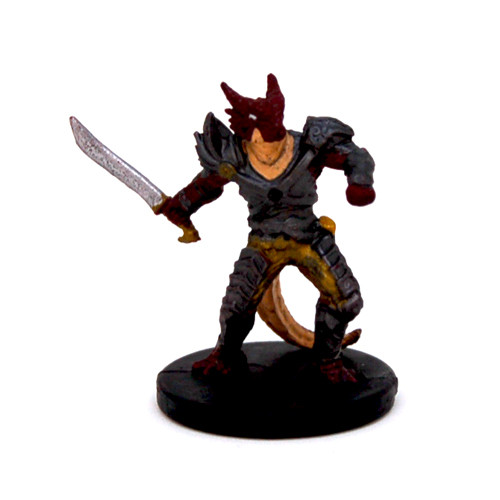 D&D Icons of the Realms: Tyranny of Dragons: #036 Half Red Dragon Fighter (R) 
