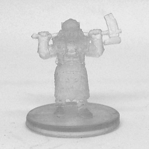 D&D Icons of the Realms Tyranny of Dragons: #047 Gold Dwarf Female Cleric (Invisible) 