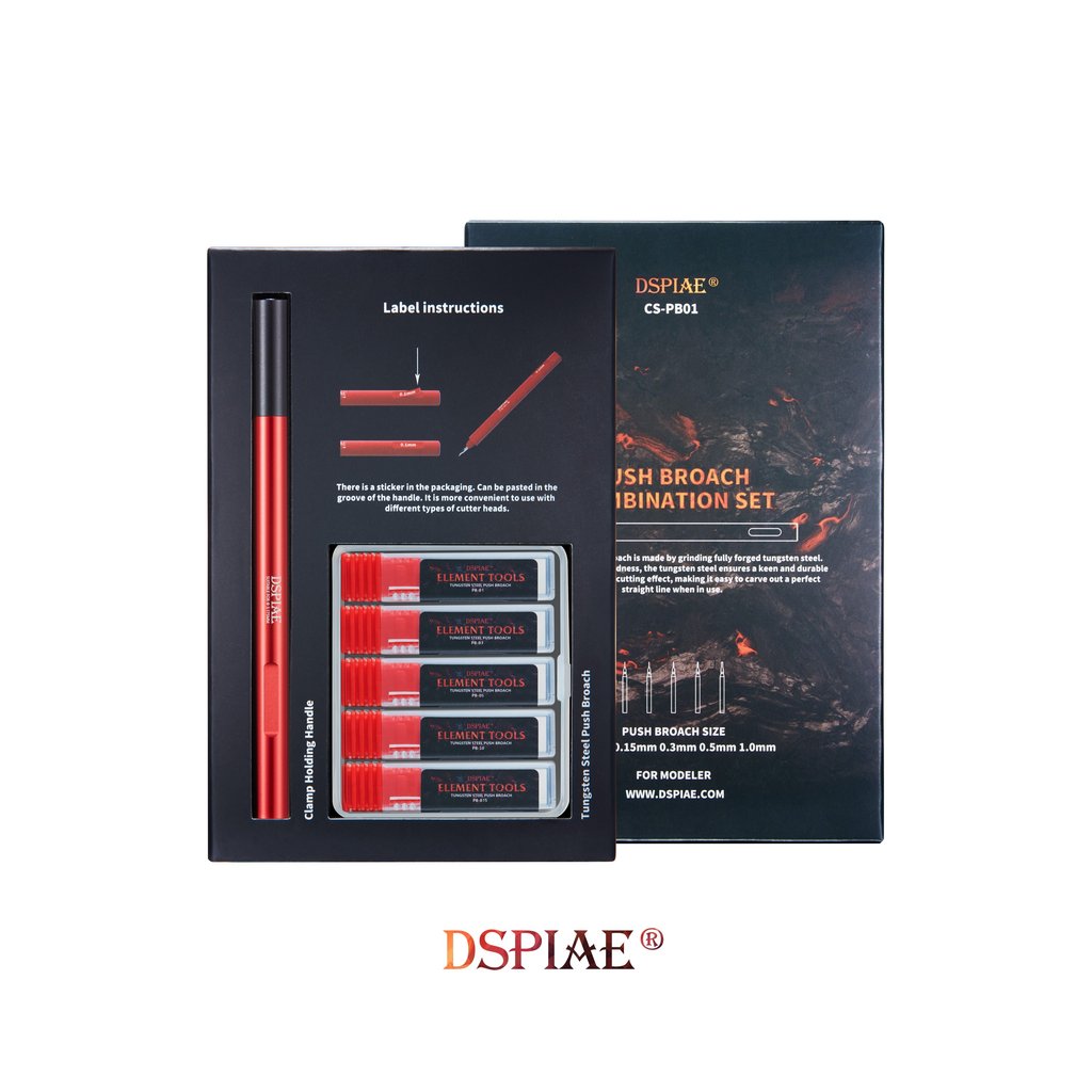 DSPIAE: Push Broach Chisel 5-Piece Set 