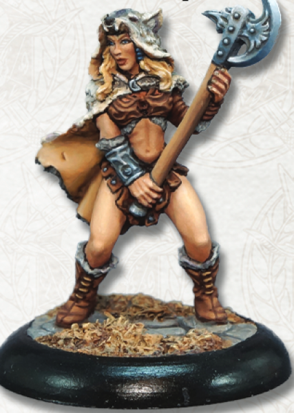 Dark Heaven Legends: Kyrie, Female Barbarian 