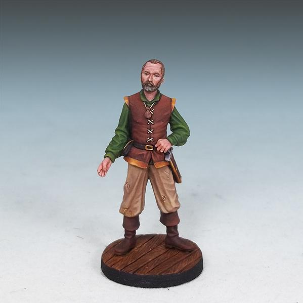Dark Sword Miniatures: A Game of Thrones: Davos Seaworth - The Onion Knight 