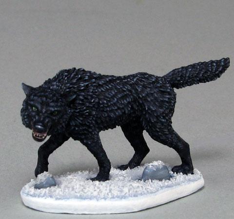 Dark Sword Miniatures: A Game of Thrones: Direwolf- Shaggy Dog 