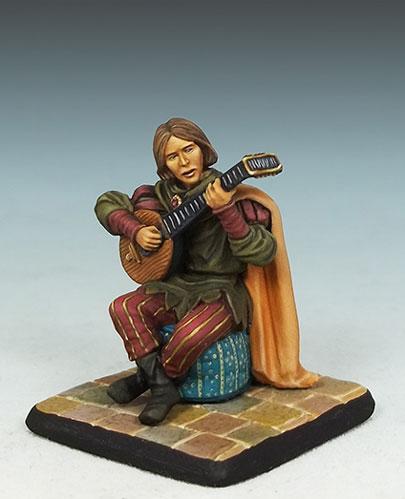 Dark Sword Miniatures: A Game of Thrones: Male Minstrel with Lute 