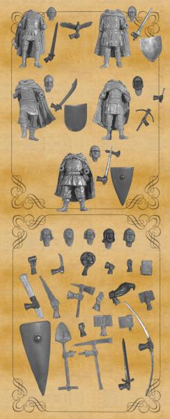 Dark Sword Miniatures: A Game of Thrones: Modular Sworn Brothers of the Nights Watch 