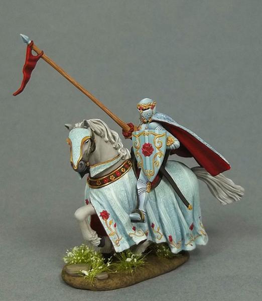 Dark Sword Miniatures: A Game of Thrones: Mounted Ser Loras Tyrell - Knight of the Flowers 