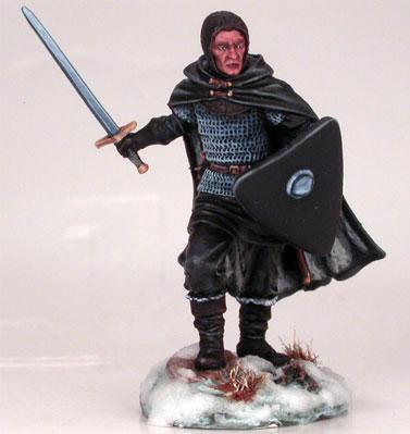 Dark Sword Miniatures: A Game of Thrones: Nights Watch Warrior Sword & Shield 