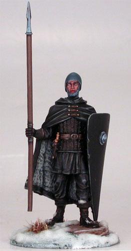 Dark Sword Miniatures: A Game of Thrones: Nights Watch Warrior with Spear 
