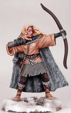 Dark Sword Miniatures: A Game of Thrones: Wildling Spearwife with Bow 