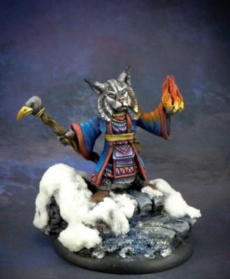 Dark Sword Miniatures: Critter Kingdoms- Lynx Mage 
