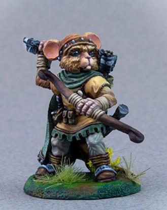 Dark Sword Miniatures: Critter Kingdoms- Mouse Ranger with Bow 