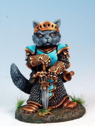 Dark Sword Miniatures: Critter Kingdoms- Nom, Cat Paladin 