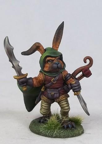 Dark Sword Miniatures: Critter Kingdoms- Rabbit Dual Wield Ranger 