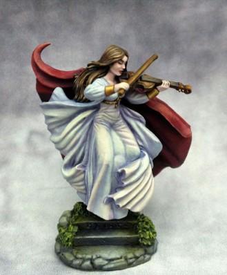 Dark Sword Miniatures: Elmore Masterwork: Female Bard with Violin 