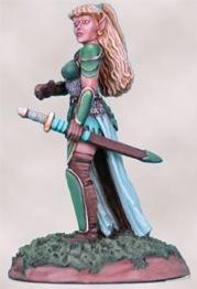 Dark Sword Miniatures: Elmore Masterwork: Female Elven Fighter With Long Sword 