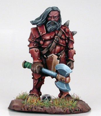 Dark Sword Miniatures: Visions in Fantasy: Male Dwarven Fighter with Weapon Assortment 