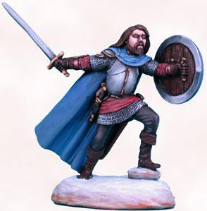 Dark Sword Miniatures: Elmore Masterwork: Mountain Conflict - Male Fighter with Sword 