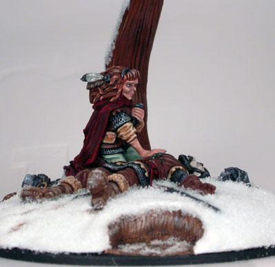 Dark Sword Miniatures: Special Edition: Avalyne the Life Giver - Scenic Base with Tree 