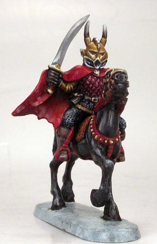 Dark Sword Miniatures: Special Edition: Chaos Warrior with Sword Mounted on Horse 