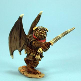 Dark Sword Miniatures: Critter Kingdoms- Evil Winged Pug 