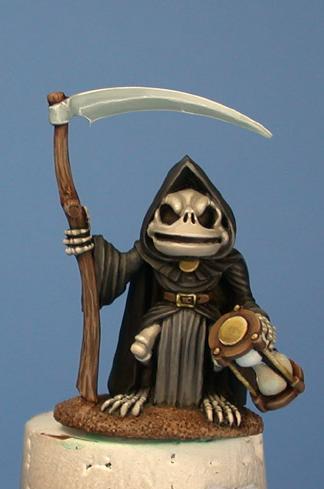 Dark Sword Miniatures: Critter Kingdoms- Frog Grim Reaper 